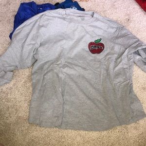 stingray allstars apple long sleeve jersey shirt